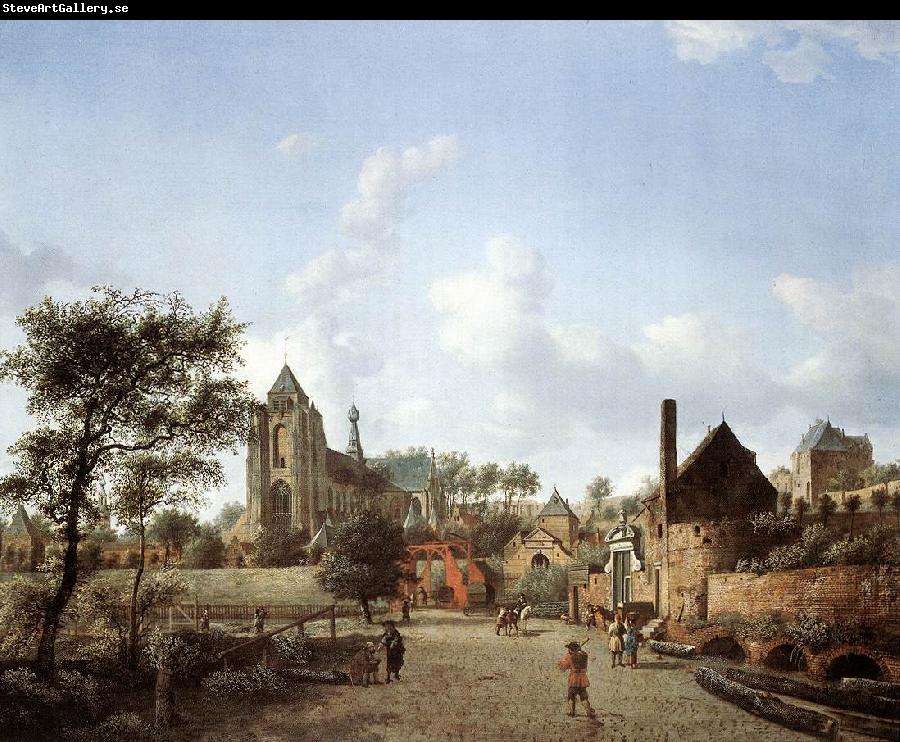 HEYDEN, Jan van der proach to the Town of Veere